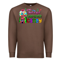 Chestnut just a girl who loves candy Premium Sweatshirt - AdoDesignShop