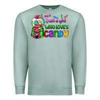 Seafoam just a girl who loves candy Premium Sweatshirt - AdoDesignShop