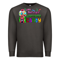 Smoke just a girl who loves candy Premium Sweatshirt - AdoDesignShop