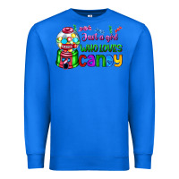 True Royal just a girl who loves candy Premium Sweatshirt - AdoDesignShop