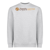 Heather Grey ziggi's coffee Heavyweight Sweatshirt - DesignPulse