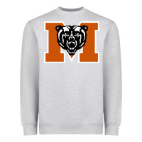 Heather Grey mercer bears Heavyweight Sweatshirt - DesignPulse