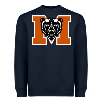 Navy mercer bears Heavyweight Sweatshirt - DesignPulse