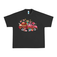 Pigment Black Western Valentines Day Truck Photography Love Side Urban Heavy Tee - FaDigitalArtStudio