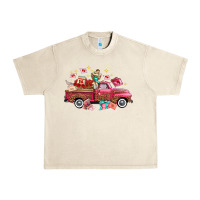 Sandshell Western Valentines Day Truck Photography Love Side Urban Heavy Tee - FaDigitalArtStudio