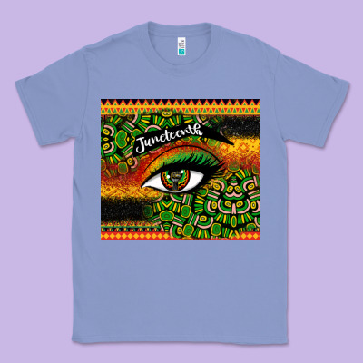 Juneteenth Eyelash Classic Tee Designed By Cowgirlartshop