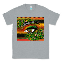 Heather Grey juneteenth eyelash Classic Tee - CowGirlArtShop