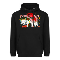 Black dental Christmas teeth and candies Heavyweight Hoodie - AdoDesignShop