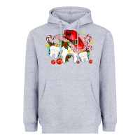 Heather Grey dental Christmas teeth and candies Heavyweight Hoodie - AdoDesignShop