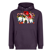 Plum dental Christmas teeth and candies Heavyweight Hoodie - AdoDesignShop