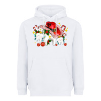 White dental Christmas teeth and candies Heavyweight Hoodie - AdoDesignShop