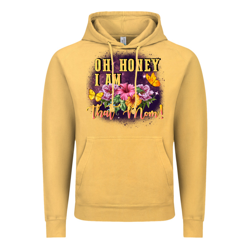 Oh Honey I Am That Mom Vintage Hoodie by FaDigitalArtStudio | Teevron