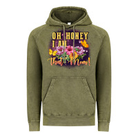 Vintage Olive Oh honey i am that mom Vintage Hoodie - FaDigitalArtStudio