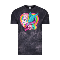 Cloud Black pride lgbtq unicorn Vintage Tee - OliviaCreatesArt