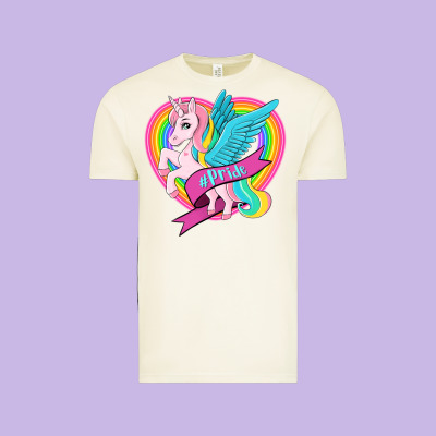 Pride Lgbtq Unicorn Vintage Tee Designed By Oliviacreatesart