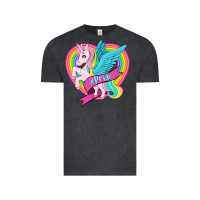 Vintage Black pride lgbtq unicorn Vintage Tee - OliviaCreatesArt