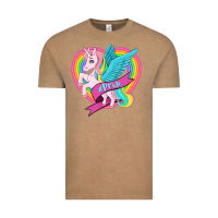 Vintage Coffee pride lgbtq unicorn Vintage Tee - OliviaCreatesArt