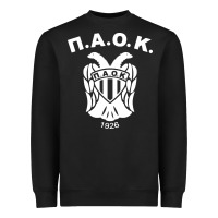 Black paok merch Heavyweight Sweatshirt - PixelWave