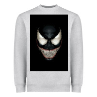 Heather Grey The venom Heavyweight Sweatshirt - PixelWave