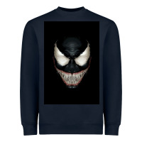 Navy The venom Heavyweight Sweatshirt - PixelWave