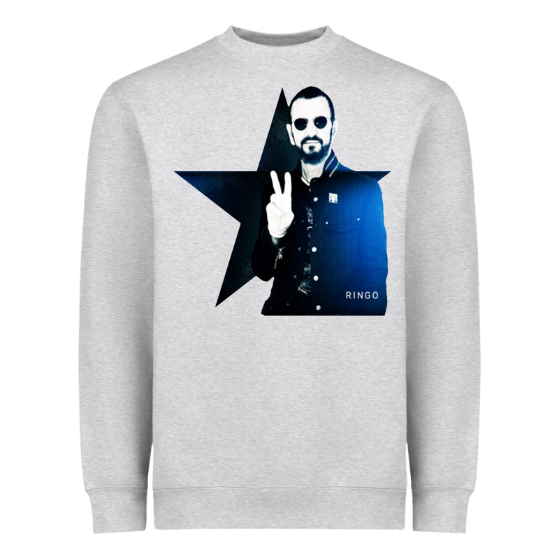 Ringo Starr 01 Heavyweight Sweatshirt by PixelWave | Teevron