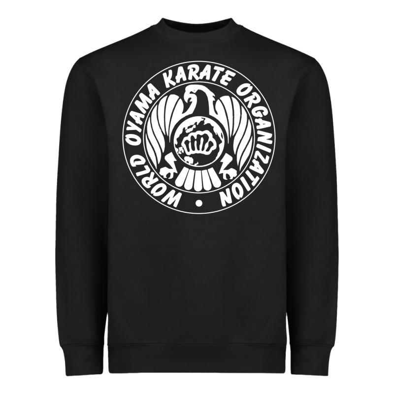 World Oyama Karate Organization ( White ) Heavyweight Sweatshirt by PixelWave | Teevron