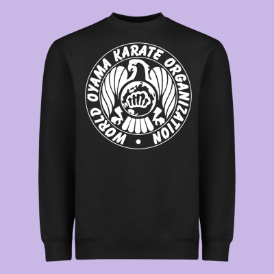 World Oyama Karate Organization ( White ) Heavyweight Sweatshirt Designed By Pixelwave