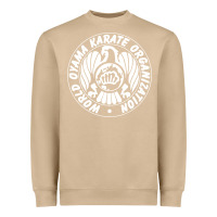 Mushroom World Oyama Karate Organization ( white ) Heavyweight Sweatshirt - PixelWave