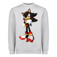 Heather Grey best of shadow Heavyweight Sweatshirt - PixelWave