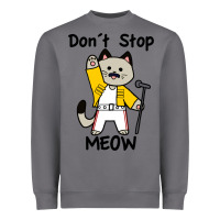 Storm Don´t Stop Meow Heavyweight Sweatshirt - PixelWave
