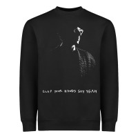 Black clap your hand say yeah Heavyweight Sweatshirt - PixelWave