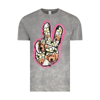Cloud Rock Jack Russel Peace Sign Vintage Tee - Jasminsmagicworld