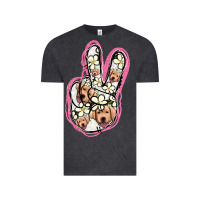 Vintage Black Jack Russel Peace Sign Vintage Tee - Jasminsmagicworld