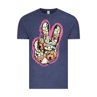 Vintage Denim Jack Russel Peace Sign Vintage Tee - Jasminsmagicworld