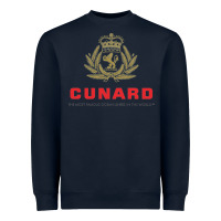 Navy luxury cruises cunard Heavyweight Sweatshirt - PixelWave