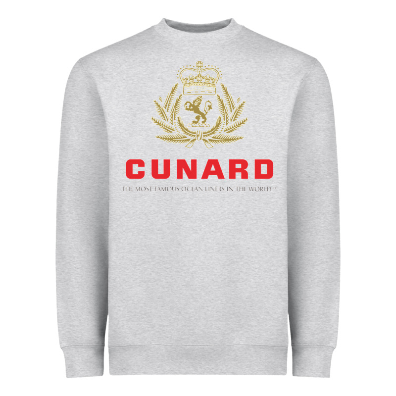 Luxury Cruises Cunard Heavyweight Sweatshirt by PixelWave | Teevron