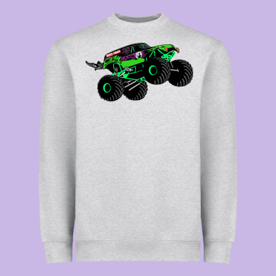 Monster Truck Grave Digger Heavyweight Sweatshirt Designed By Pixelwave