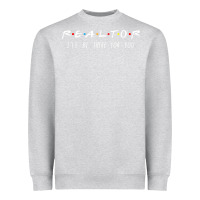Heather Grey realtor i'll be there for you long sleeve Heavyweight Sweatshirt - PixelWave