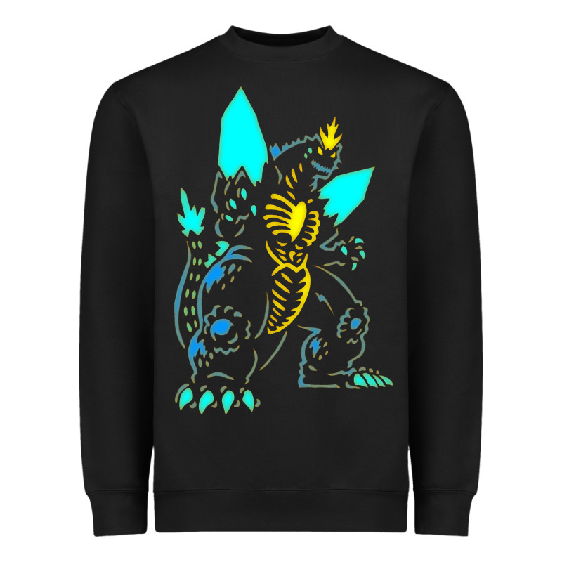Spacegodzilla Heavyweight Sweatshirt by PixelWave | Teevron