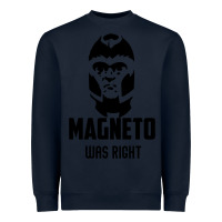 Navy magneto was right Heavyweight Sweatshirt - PixelWave