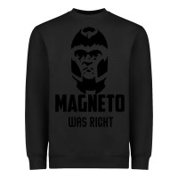 Black magneto was right Heavyweight Sweatshirt - PixelWave