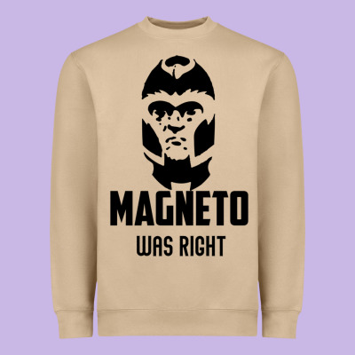 Magneto Was Right Heavyweight Sweatshirt Designed By Pixelwave