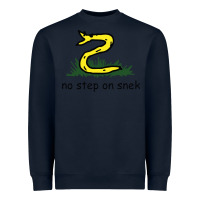 Navy no step on snek,libertarian,tumblr,meme,funny,polotics,no step,on,snek Heavyweight Sweatshirt - PixelWave