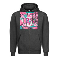 Charcoal Heather hope breast cancer Zipper Hoodie - AdoDesignShop