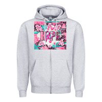 Hope Breast Cancer Zipper Hoodie | Teevron