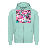 Seafoam hope breast cancer Zipper Hoodie - AdoDesignShop