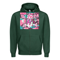Sports Green hope breast cancer Zipper Hoodie - AdoDesignShop