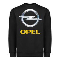 Black Opel Heavyweight Sweatshirt - PixelWave