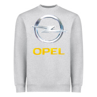 Heather Grey Opel Heavyweight Sweatshirt - PixelWave
