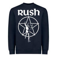 Navy Rush Explosion Heavyweight Sweatshirt - PixelWave